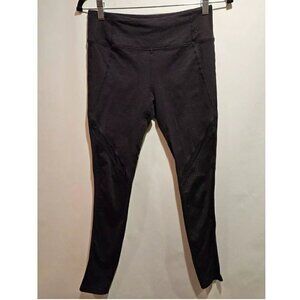 Splits59 Flyfeet Running Fitness Yoga Leggings Mesh 7/8 Black Women's Medium